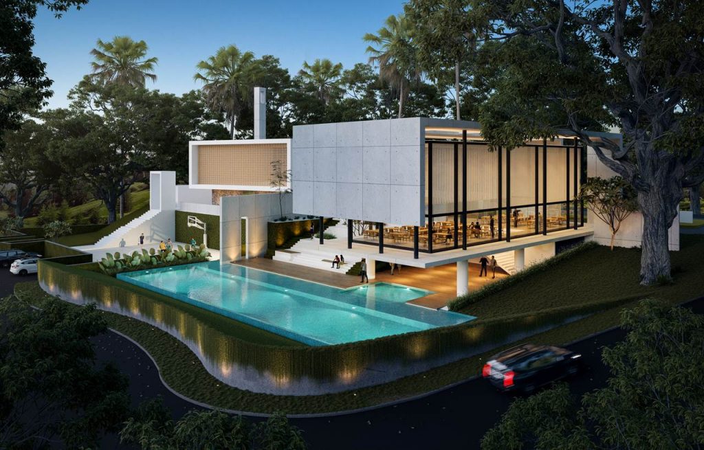 Club house, masjid, Basket Courtyard, Cafe Fasilitas di perumahan Citragrand Semarang